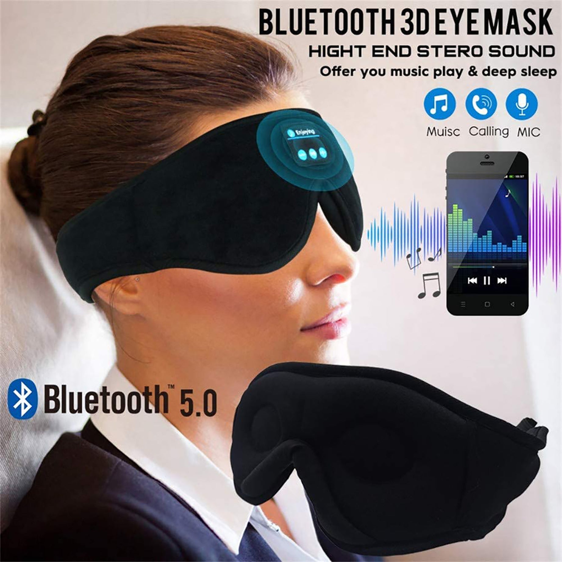 NightWave Comfort Sleep Mask Plus